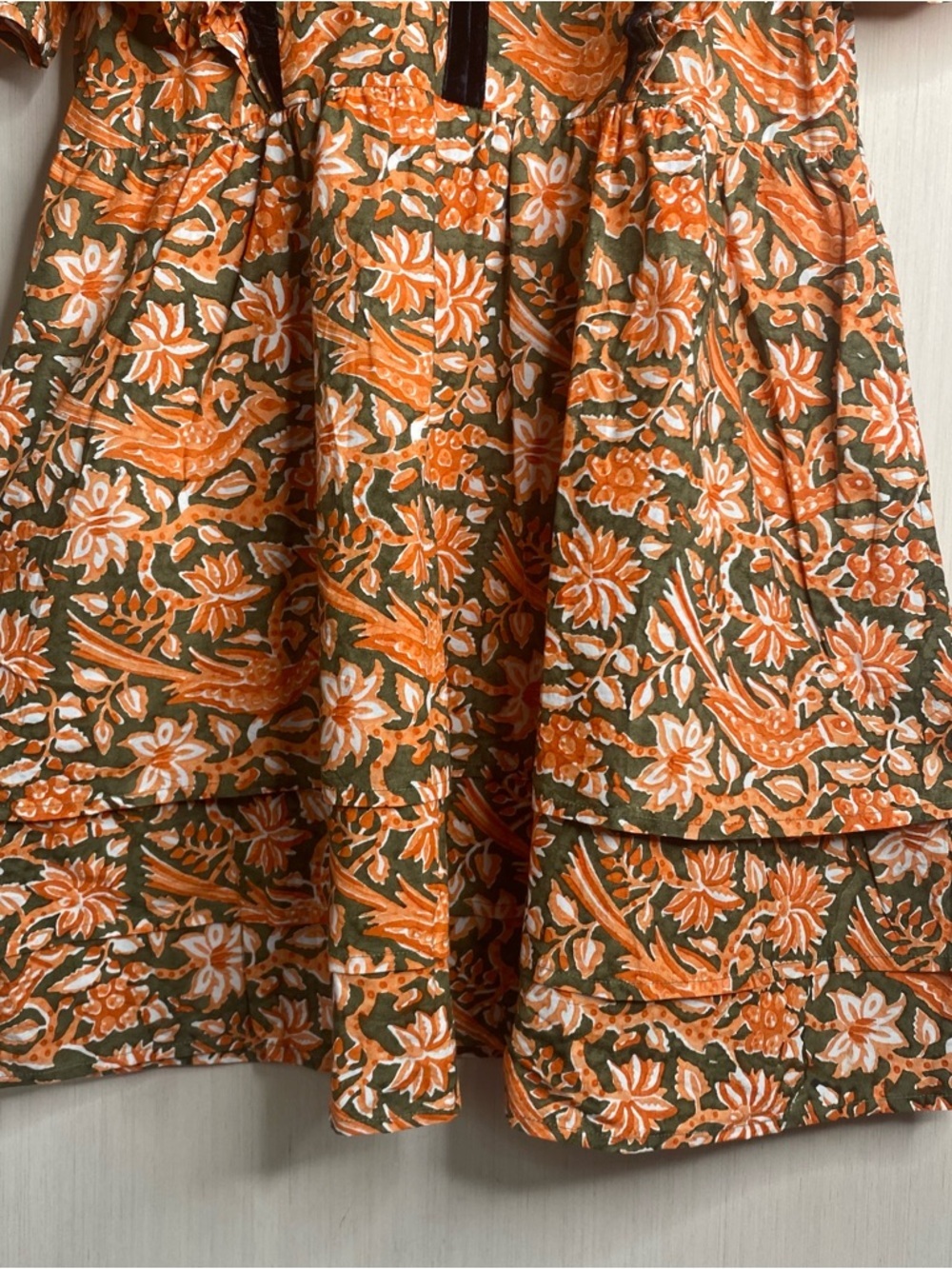 NWT Sohana Women’s Short Sleeve Floral Ruffle Tiered Mini Kelli Dress Pockets XL - Picture 4 of 12